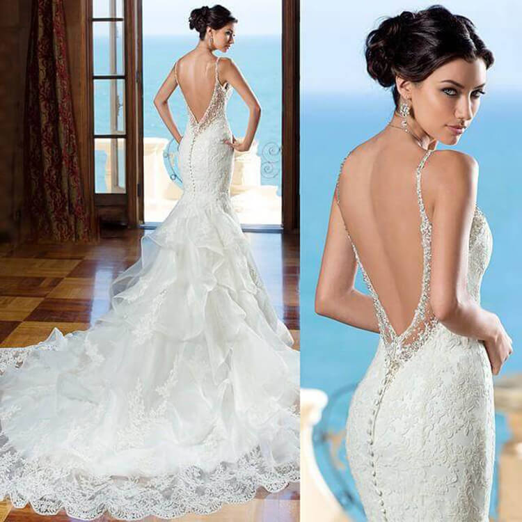 Luxury Wedding Dress  Váy Nhũ Hồng Xếp Tầng  KILEE