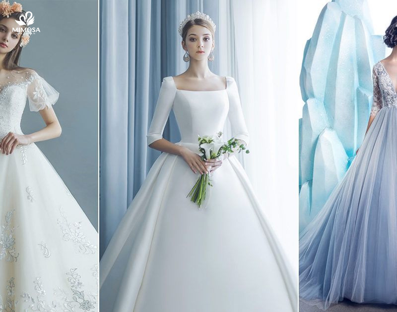 Top 7 mẫu váy cưới Hàn Quốc khiến cô dâu mê mẩn  Ely Wedding