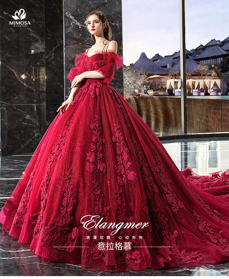20+ Mẫu Áo dài cưới màu đỏ - Lựa chọn hoàn hảo ngày trọng đại - Nicole  Bridal