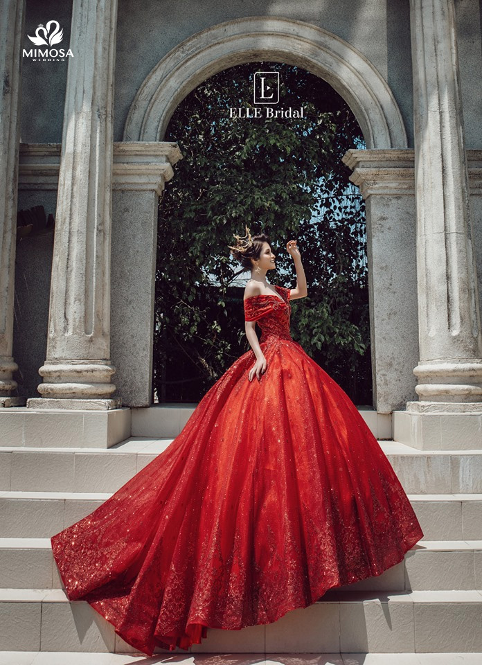 20 Mẫu Áo dài cưới màu đỏ  Lựa chọn hoàn hảo ngày trọng đại  Nicole  Bridal