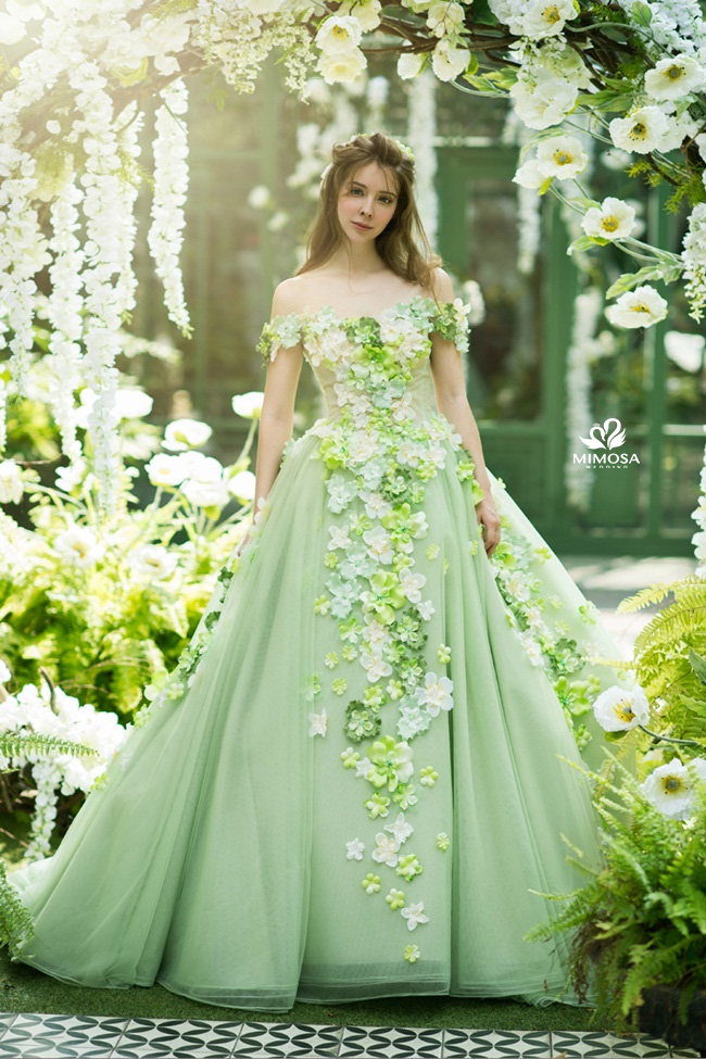 30 váy cưới màu hoàn hảo  Phụ kiện trang trí tiệc cưới
